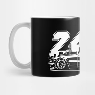 Fairlady 240Z White Print Mug